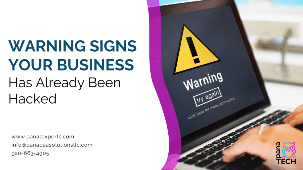 business hacked warning signs and cyberattack detection
