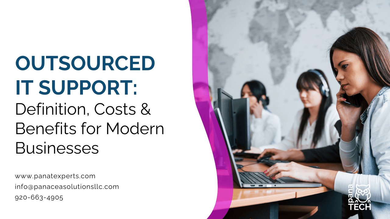 IT support specialists monitoring business networks and cloud systems