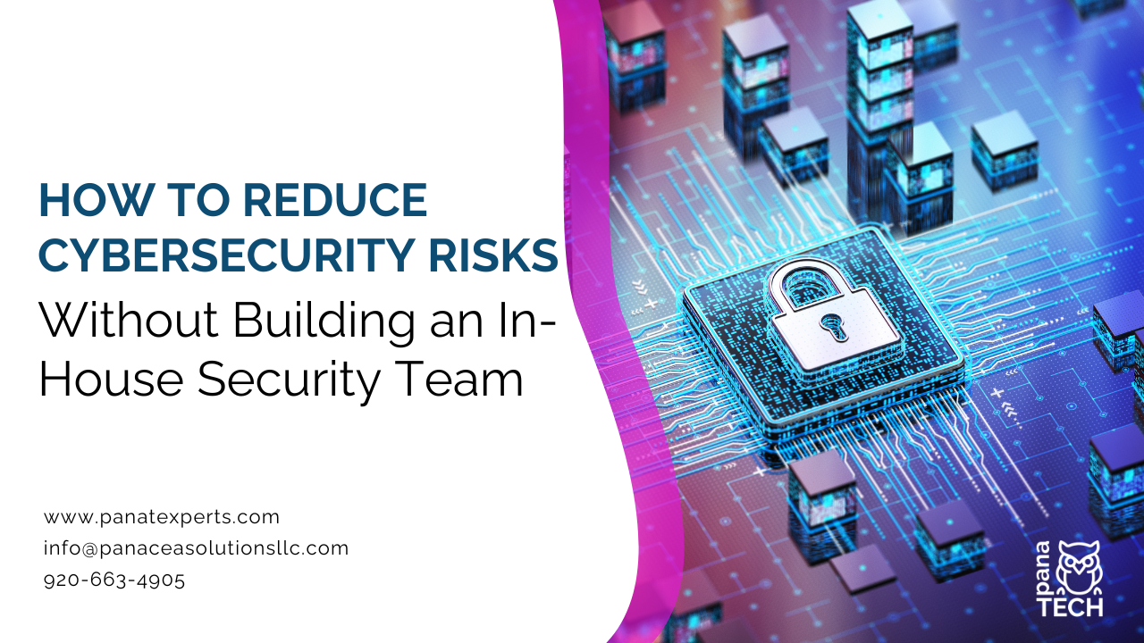 IT professional monitoring cybersecurity risks for a small business