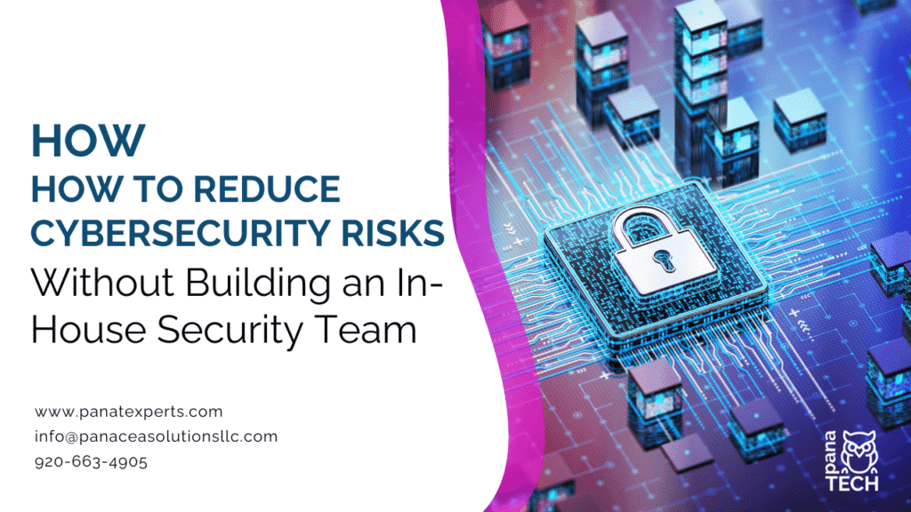 IT professional monitoring cybersecurity risks for a small business